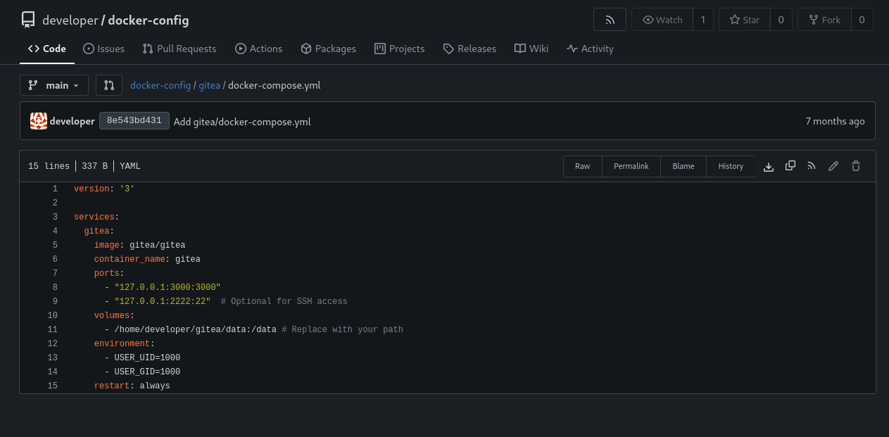 dev path